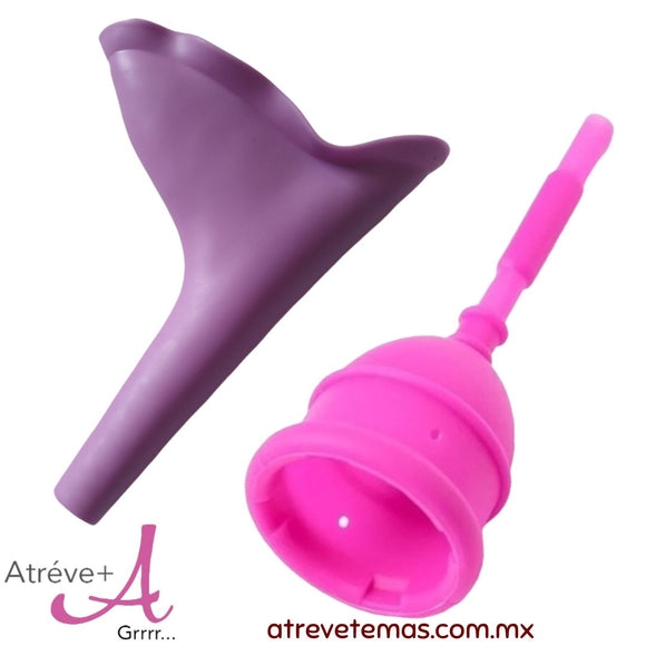 Copa menstrual y urinal femenino