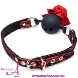 Ball Gag rosa roja