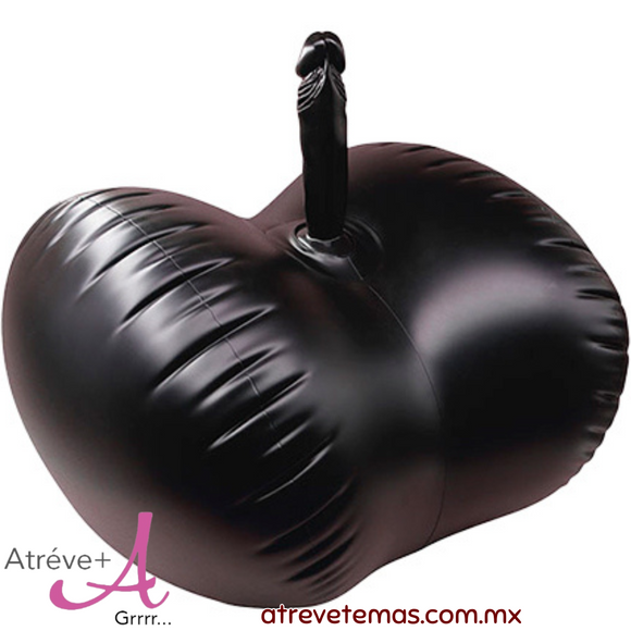 Cojín inflable con dildo