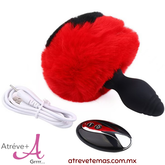 Colita de conejo con vibración