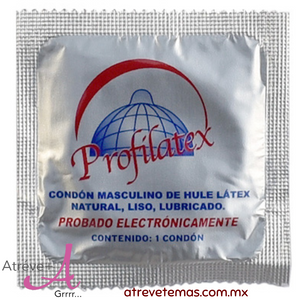 Condón lubricado