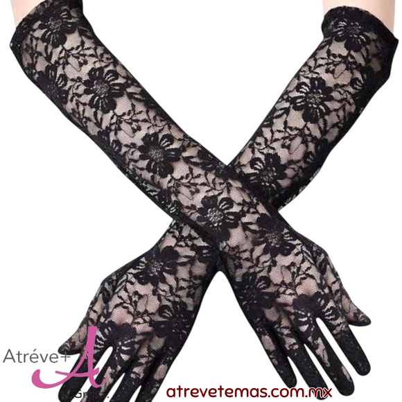 Guantes de encaje