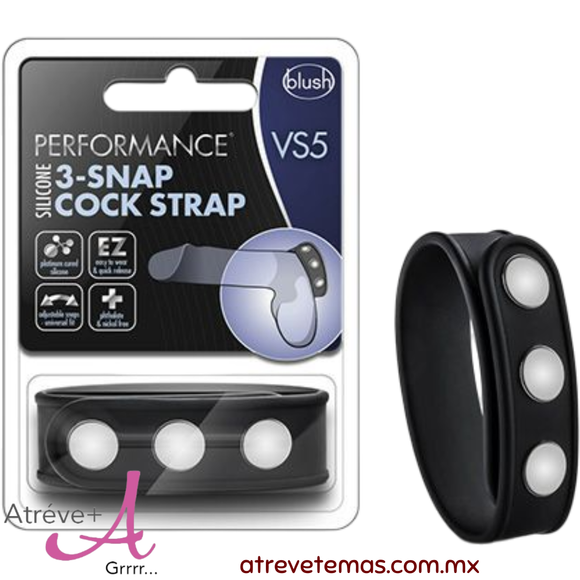 3-snap cock strap