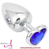 Plug anal corazón chico