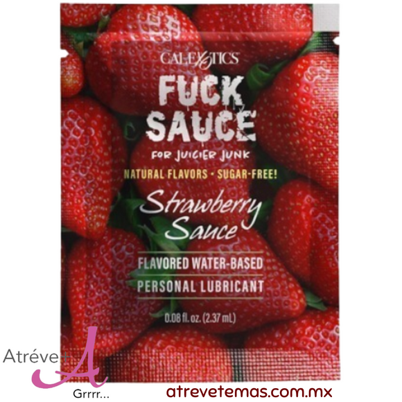 Fuck sauce strawberry sobre