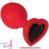 Plug anal corazón mediano