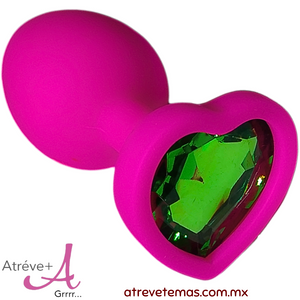Plug anal corazón chico