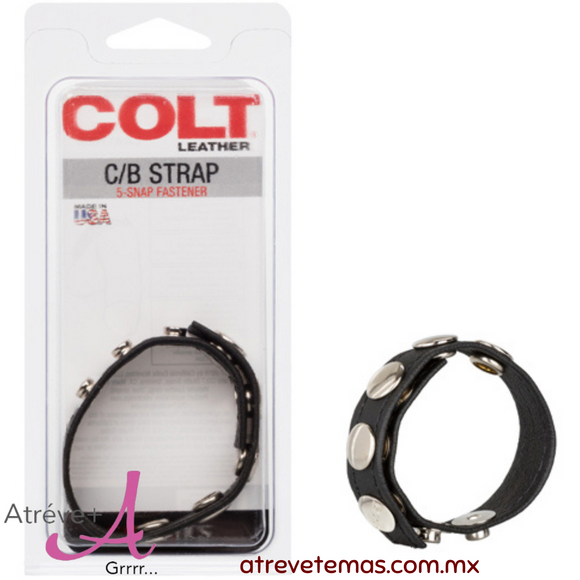 C/B strap 5-snap fastener