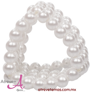 Pearl stroker beads 1.5"