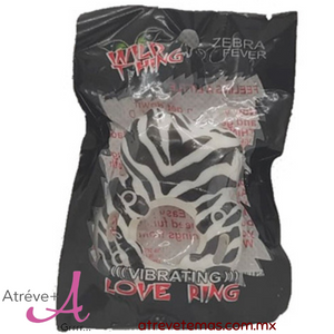 Wild thing Zebra fever love ring
