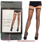 Elastic top Fishnet thigh highs