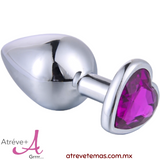 Plug anal corazón mediano
