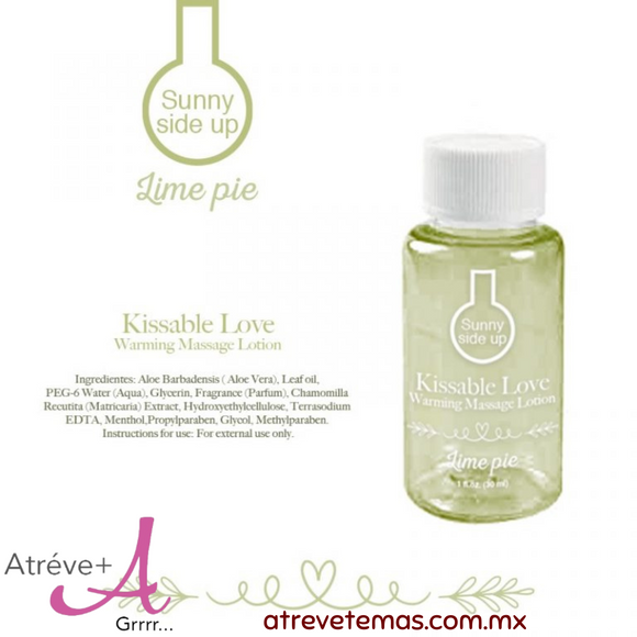 Kissable love aceite térmico para masaje
