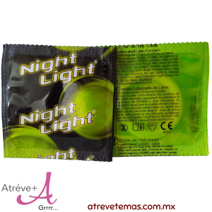 Condón fluorescente