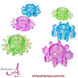 Crystal ring set de 6 anillos