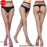 Pantimedias de red cuadro grande