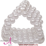 Pearl stroker beads 2.75"