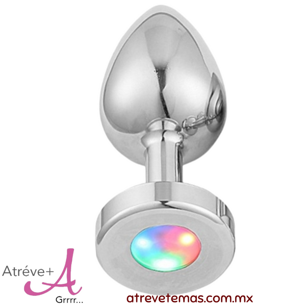 plug anal de luces Amazon.com: Enchufe anal de metal con luz LED, control remoto, de acero  inoxidable, juguetes sexuales para parejas, sin vibrador. Brilla en la  oscuridad (material seguro) : Salud y Hogar main image 1